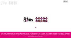 Desktop Screenshot of pinkgorilla.co.uk